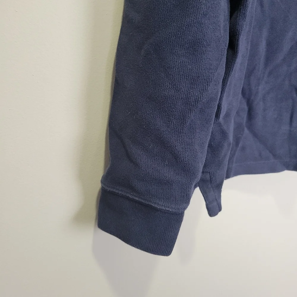 Polo Ralph Lauren Mens M Quarter Zip Pullover Sweater Blue Pony Logo